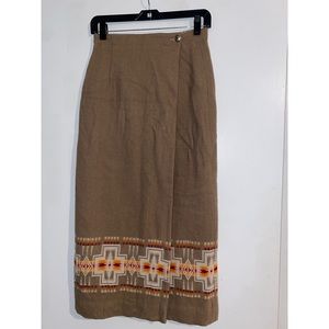 Pendleton Tan Tribal Skirt✨